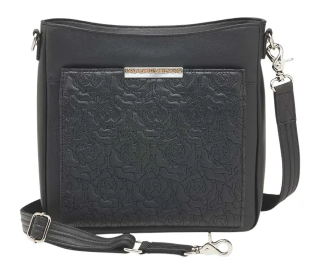 GTM GTM-98LMB/BK SLIM PURSE CROSSBODY-LAMB - GTM