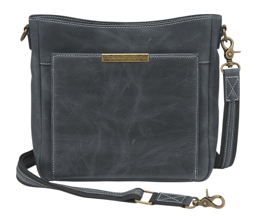 GTM GTM-CZY/98GREY SLIM PURSE CROSSBODY-BUFF - GTM