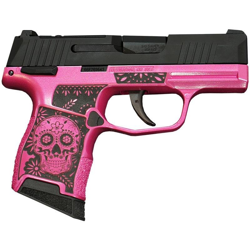 Sig Sauer P365 .380 Auto 3.1 In Custom Cerakote Pink Medusa 10-Rounds - Sig Sauer - 380 AUTO
