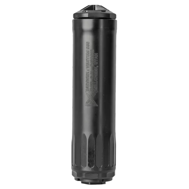 HUXWRX Ventum 556 Suppressor Black Nitride 1/2x28 Titanium Core - HUXWRX - 223 REM | 5.56 NATO