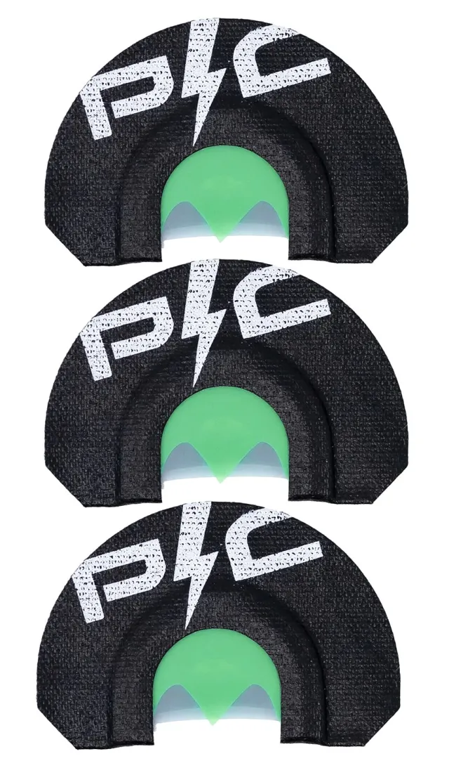 Buy Power Calls 24251 Diaphragm Turkey Call Black/Green Bat Wing Cut online
