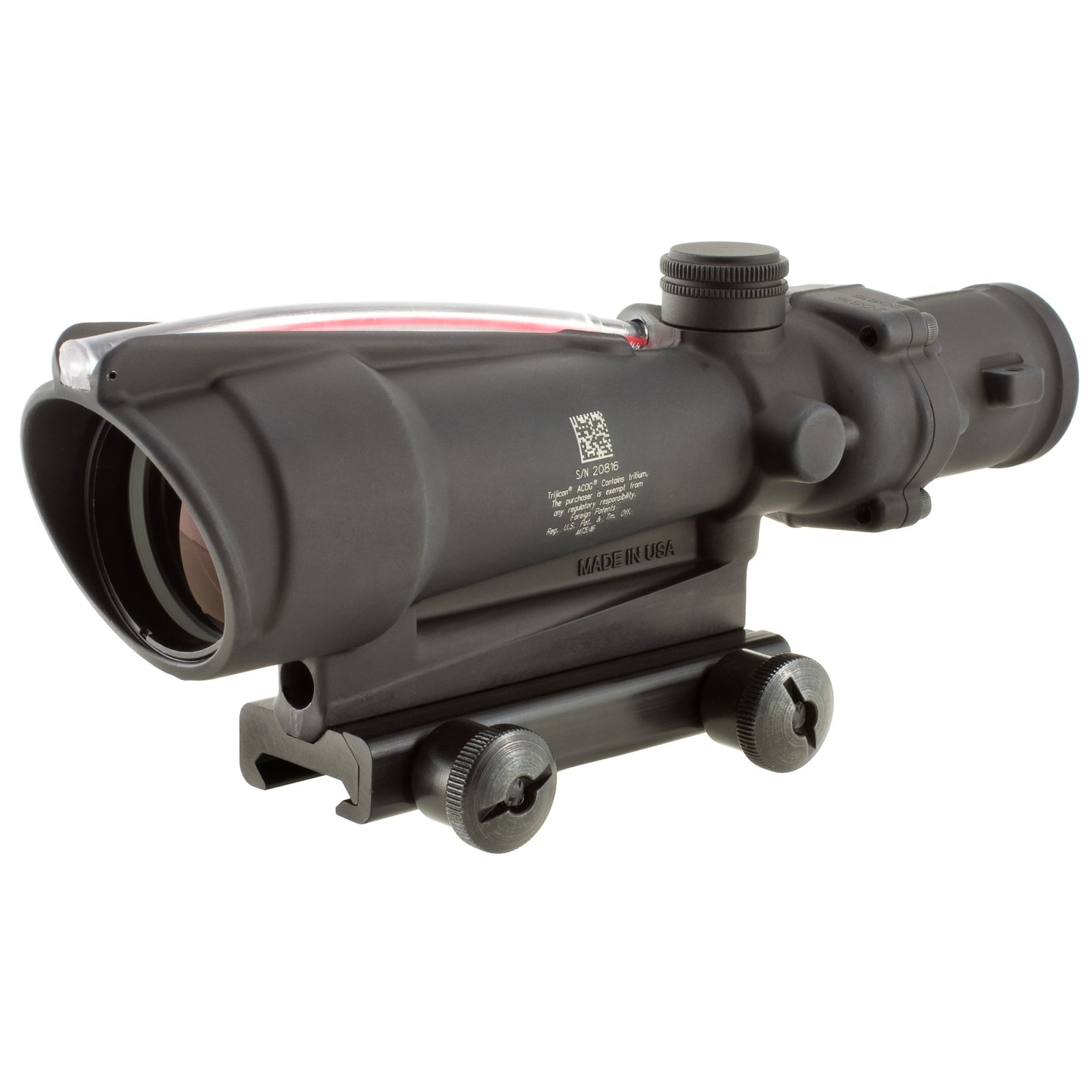 Trijicon TA11J ACOG 3.5x35 Scope Red Crosshair .223 Reticle TA51 Mount - Trijicon - .223
