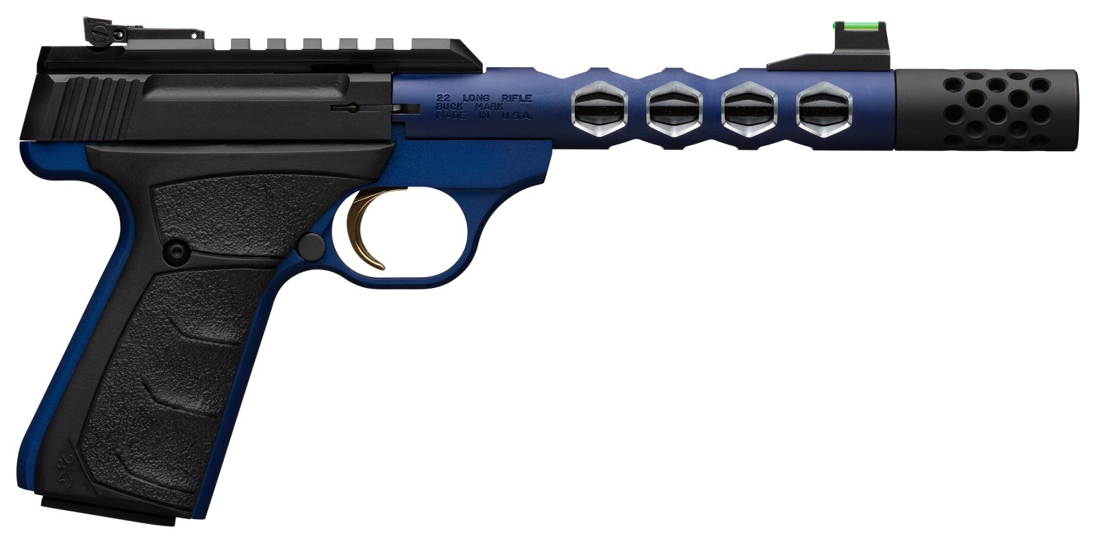 Browning Buck Mark Plus Vision UFX 22 LR 5.9 in Blue 10 Rounds Semi-Auto - Browning - 22 LR