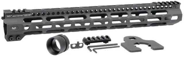 Midwest Industries MICRLW15 AR-15 Lightweight 15" M-LOK Handguard Black - Midwest Industries