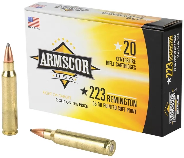Armscor Precision .223 Remington 55gr V-Max Ammo