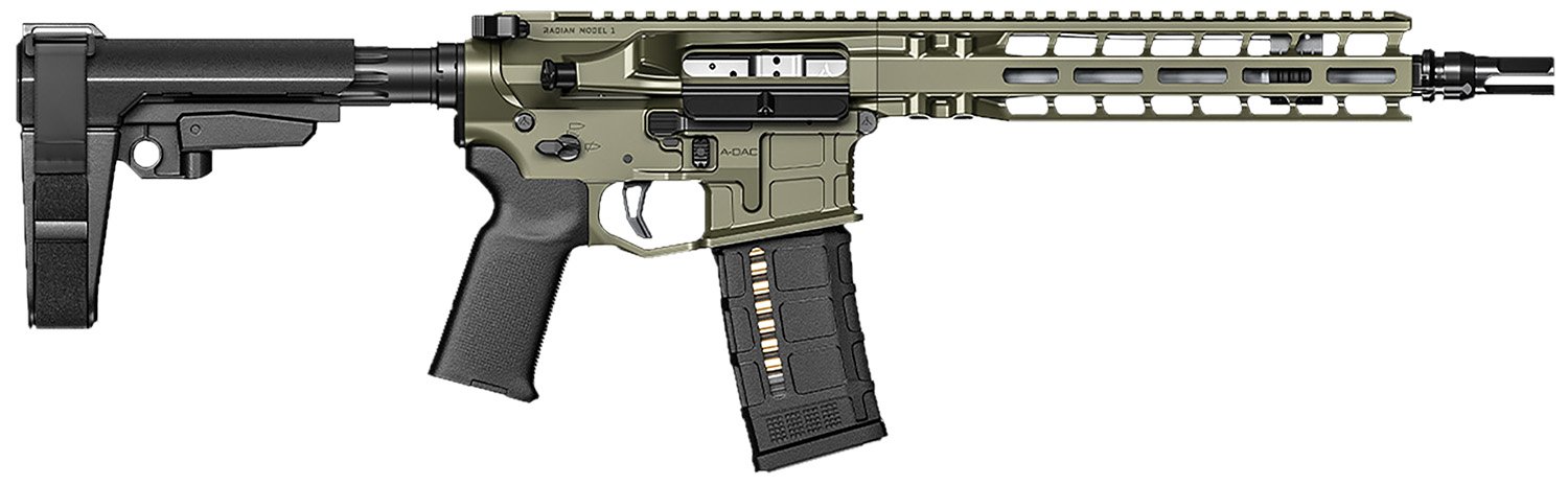 Buy Radian Weapons Model 1 Pistol 223 Wylde 10.5" 30 Round OD Green online