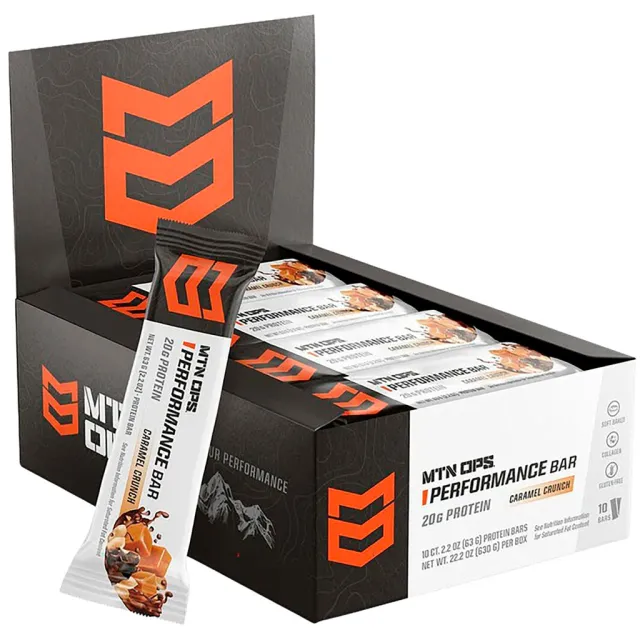 MTN OPS 4127160810 Protein Bar Cookie Dough 10pk, 20g Protein, Gluten-Free