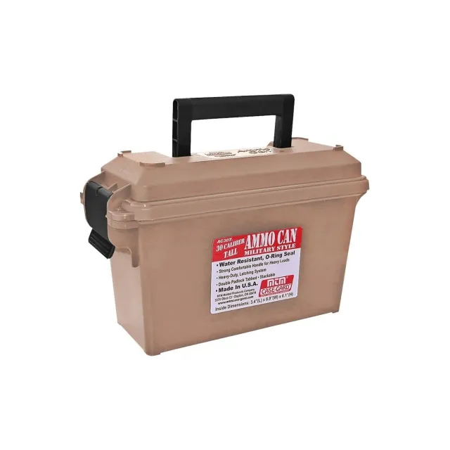 MTM Case-Gard Ammo Can 30 Caliber Tall - Water-Resistant, Heavy-Duty Storage Solution - MTM Case-Gard - 30