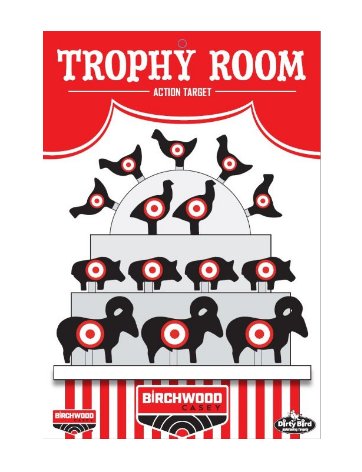 Buy Birchwood Casey Dirty Bird Trophy Room Target 12x18 6/ct online