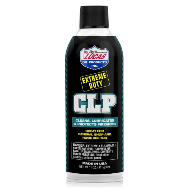 Lucas Oil 10916 Extreme Duty CLP 11oz Cleaner Lubricant Protectant - Lucas Oil - 11 OZ for sale at Smoke Wagon Firearms