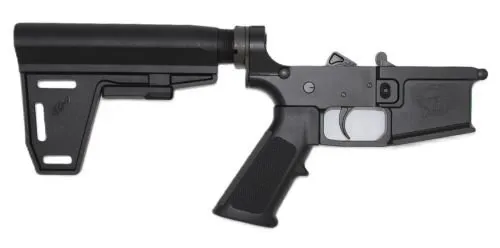 Great Lakes GL15BLK-CPB AR15 Pistol Lower Braced Black - Great Lakes Firearms