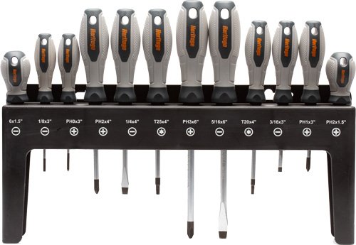 Lyman 7031262 Heritage 47-Piece Screwdriver Set, Chrome Vanadium Steel - Lyman