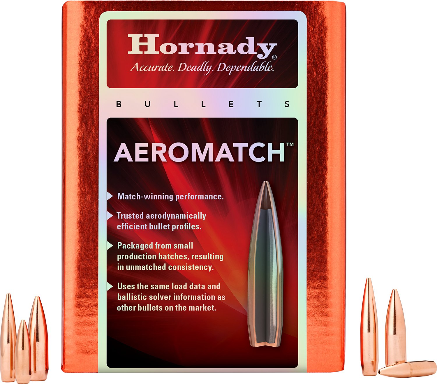 Hornady 263031 6.5mm .264 140gr Bullets 500/Box - Hornady - .264