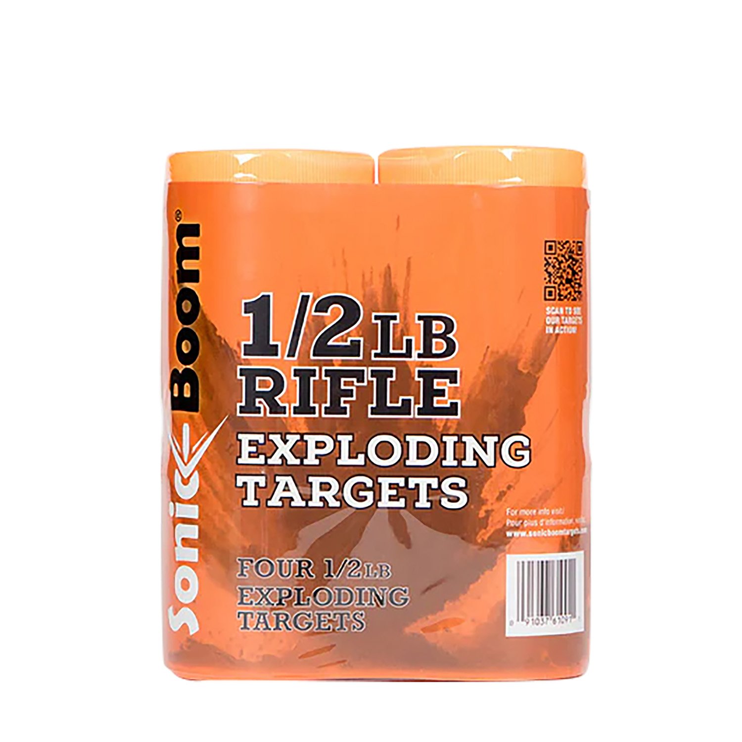 JERENT ENTERPRISES Sonic Boom SBTHP4P Exploding Rifle Target 4 ct - SONIC - 0.50 LB