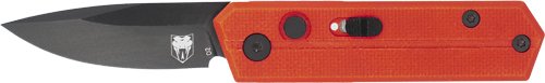Cobratec Stinger Folder 1.9" Red/Black D2 Blade SD Button CTSTRRED - CobraTec Knives