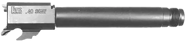 H&K 223244 VP40 Threaded Barrel, .40 S&W Caliber, 14.5 X 1 Left Hand Twist, 4.45 Inches, German Craftsmanship - Heckler & Koch - 40 S&W