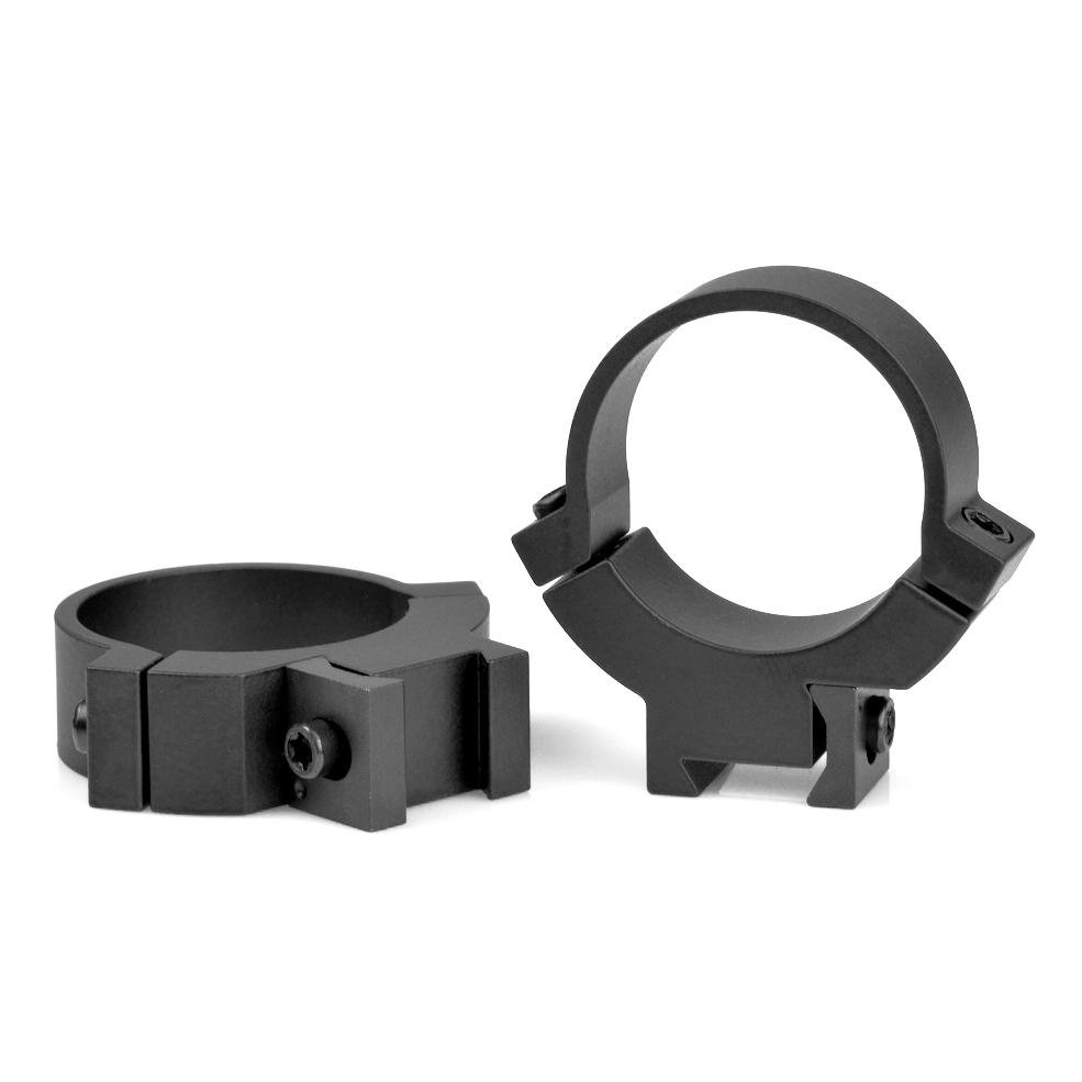 Warne Maxima Horizontal PA Rimfire Scope Rings 3/8 30mm 732M - Warne - 30MM