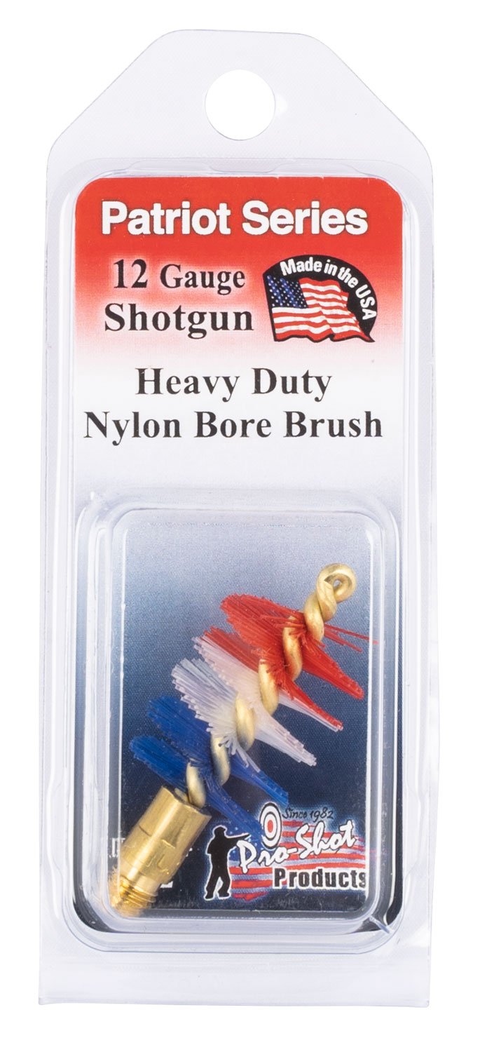 Buy Pro-Shot PS12 Patriot 12 Gauge Shotgun Bore Brush - Nylon Bristles & Brass Core online