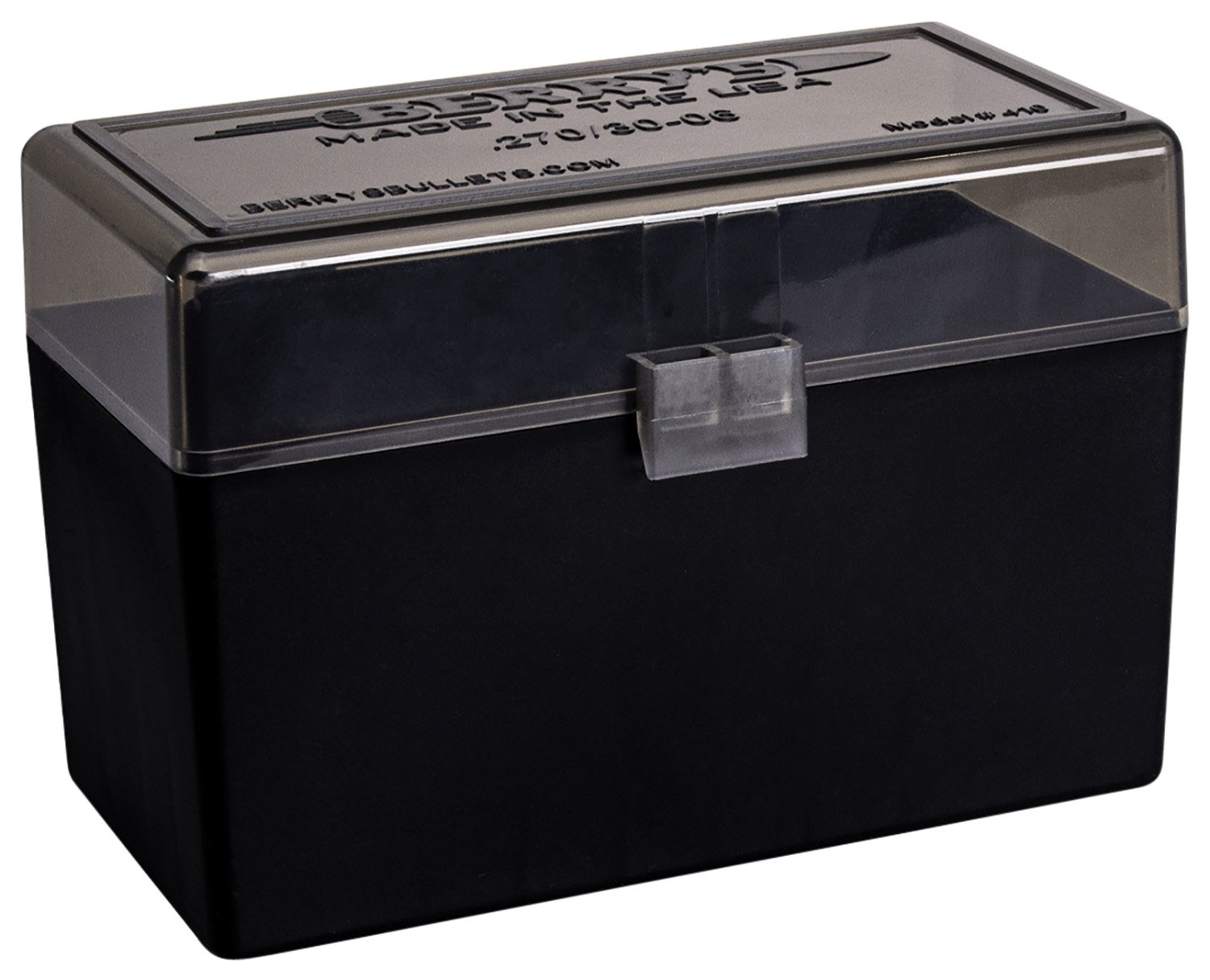 Berry's Ammo Box #410 - .270 cal/.30-06 Sprg. 50/rd Smoke/Black - Berry's Mfg
