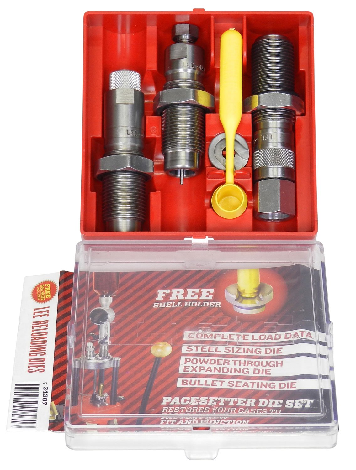 Lee Precision 90329 Steel 3-Die Set for 50 AE Pistol Reloading - Lee Precision - 50 AE