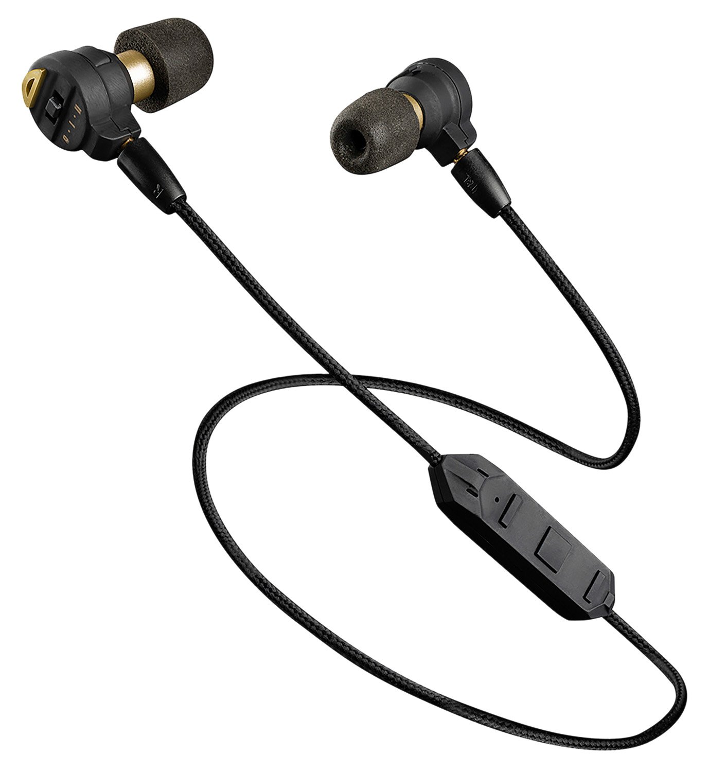 Pro Ears PEEBBLKE Stealth Elite 28 dB Black Bluetooth Earbuds 1 Pair - PROEARS