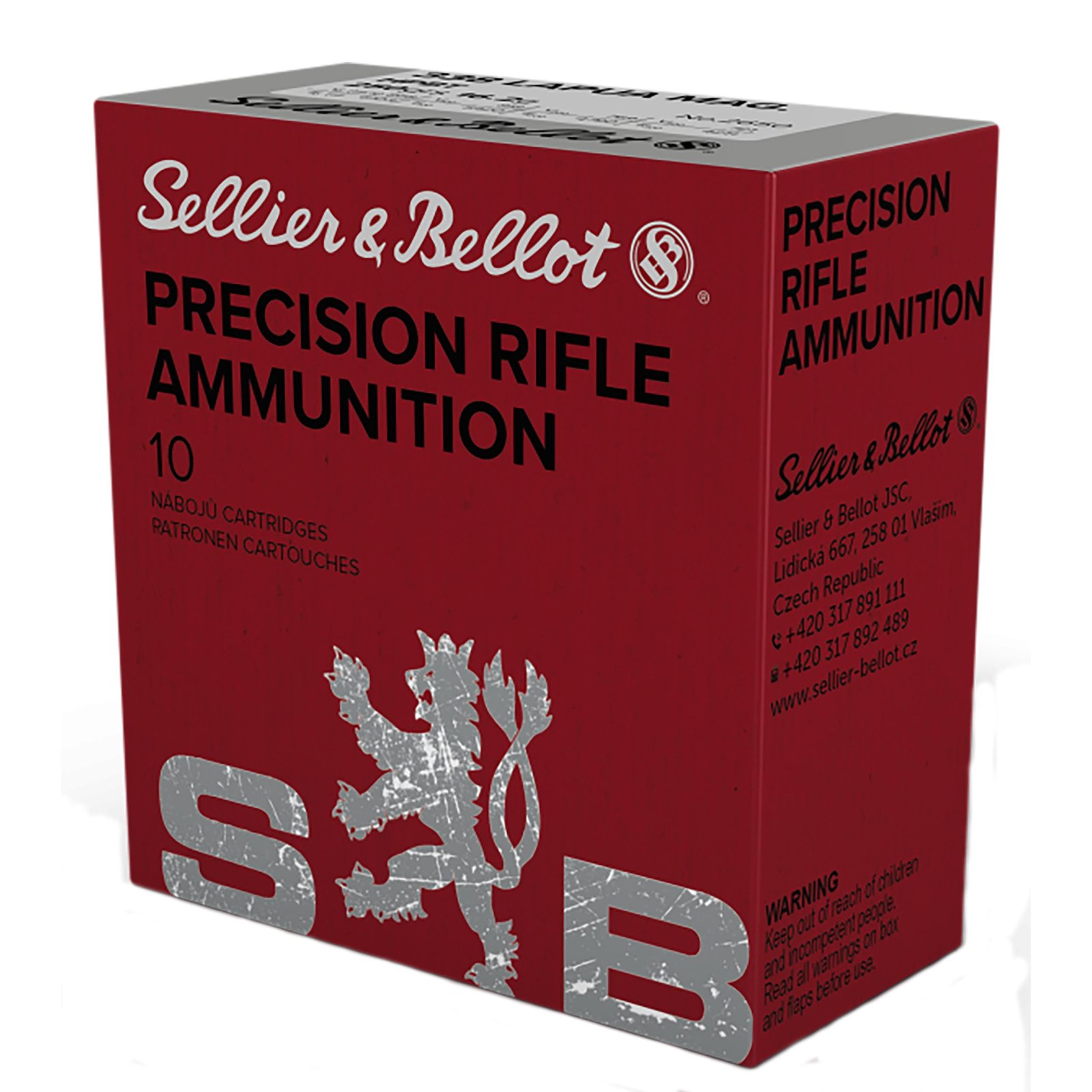 Sellier & Bellot SB338LMB .338 Lapua Mag 300gr HPBT 10rd Box - Sellier & Bellot - 338 Lapua Mag