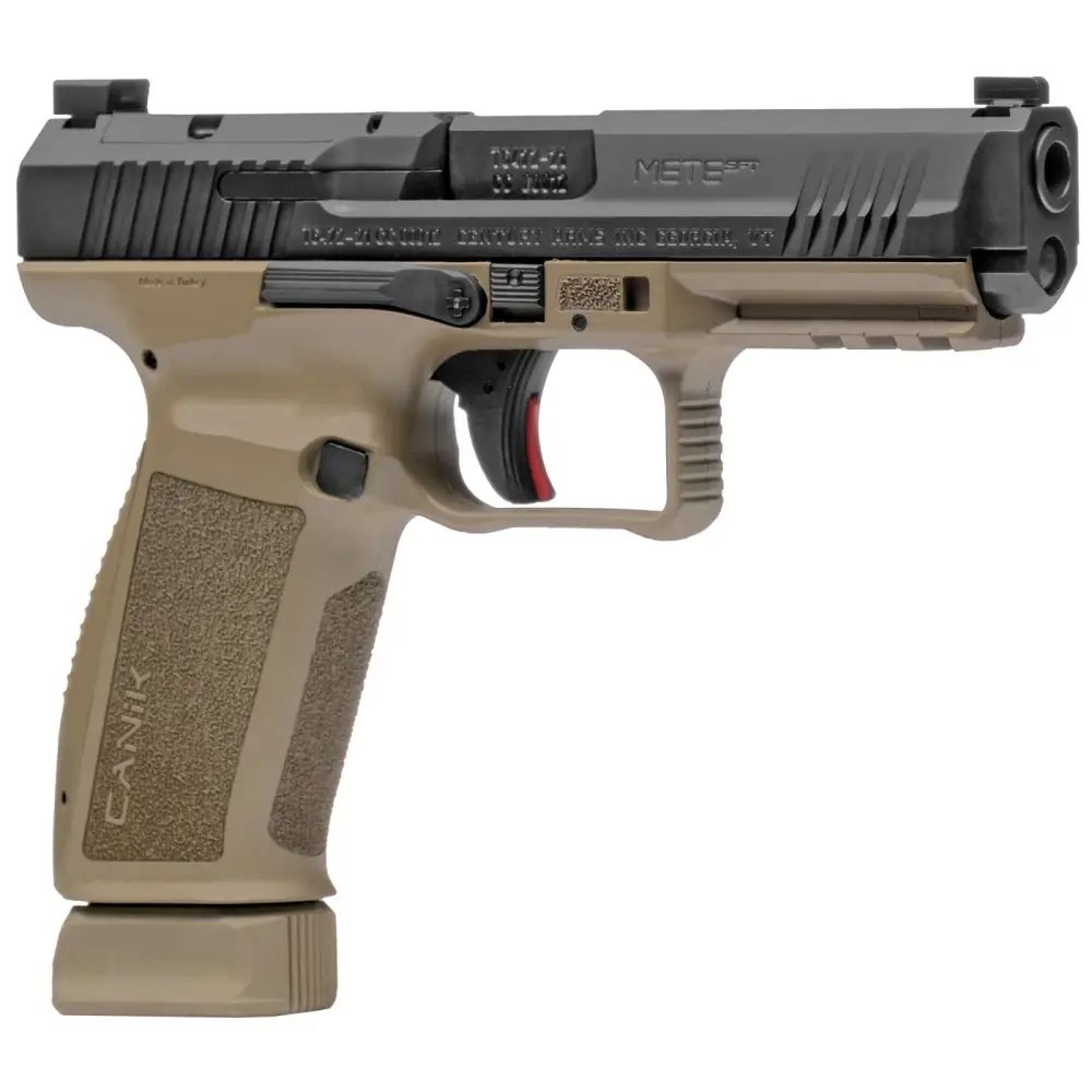 Canik METE SFT 9mm Pistol FDE 4.46" Barrel 18/20 Round - Century Arms - 9mm