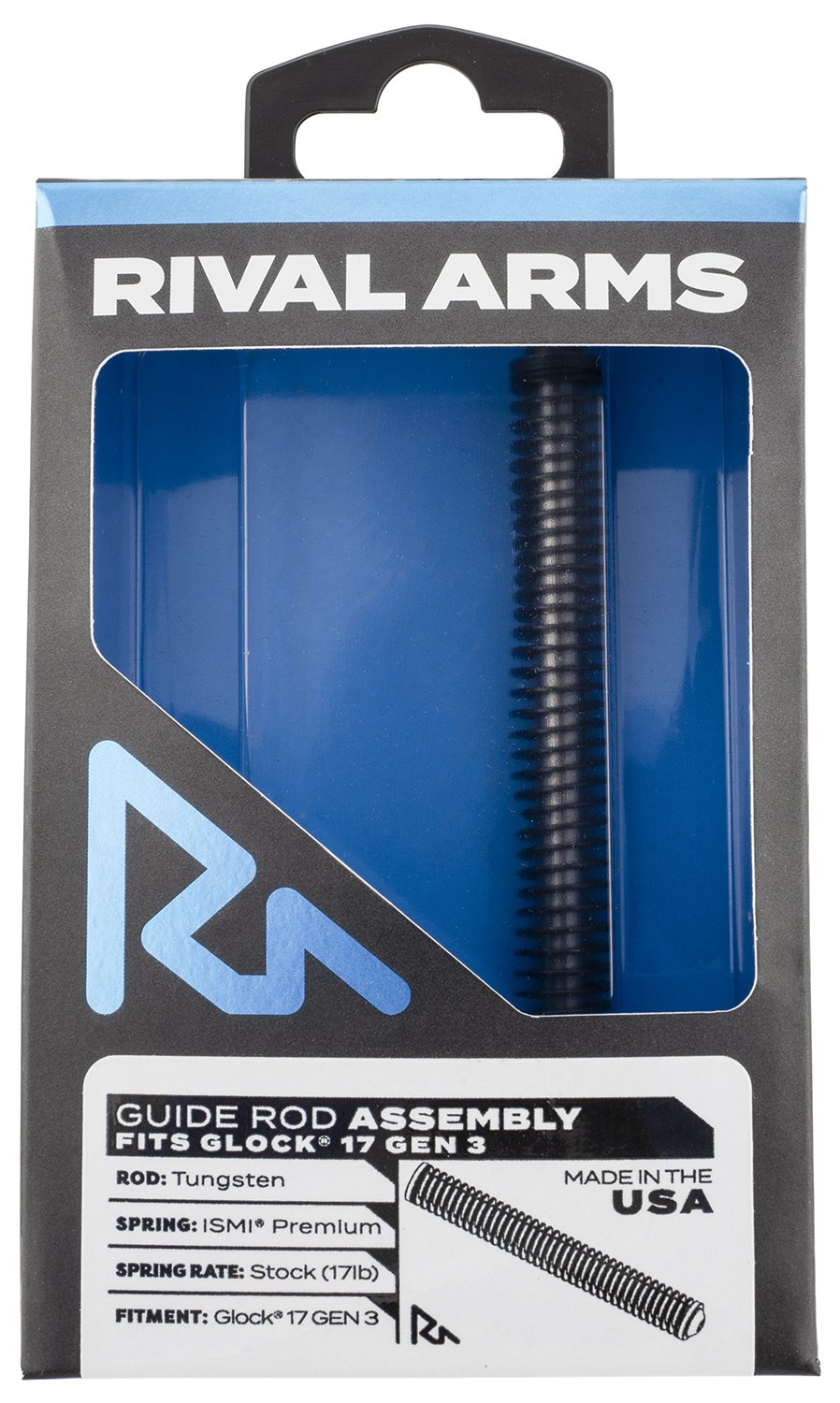 Rival Arms RA50G101T Guide Rod Assembly Glock 17 Gen3 Tungsten - Rival Arms - 9mm Luger