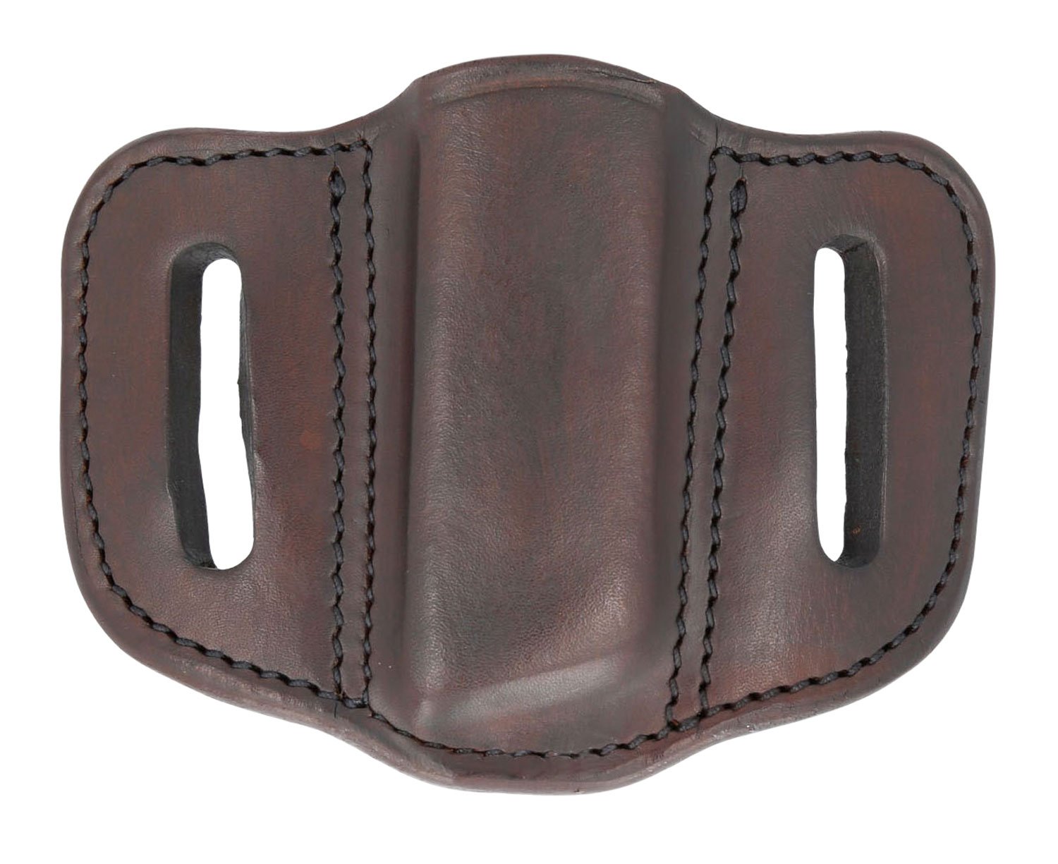 1791 Gunleather MAG12SBRA Single Magazine Holster Brown Leather Belt Slide - 1791 Gunleather