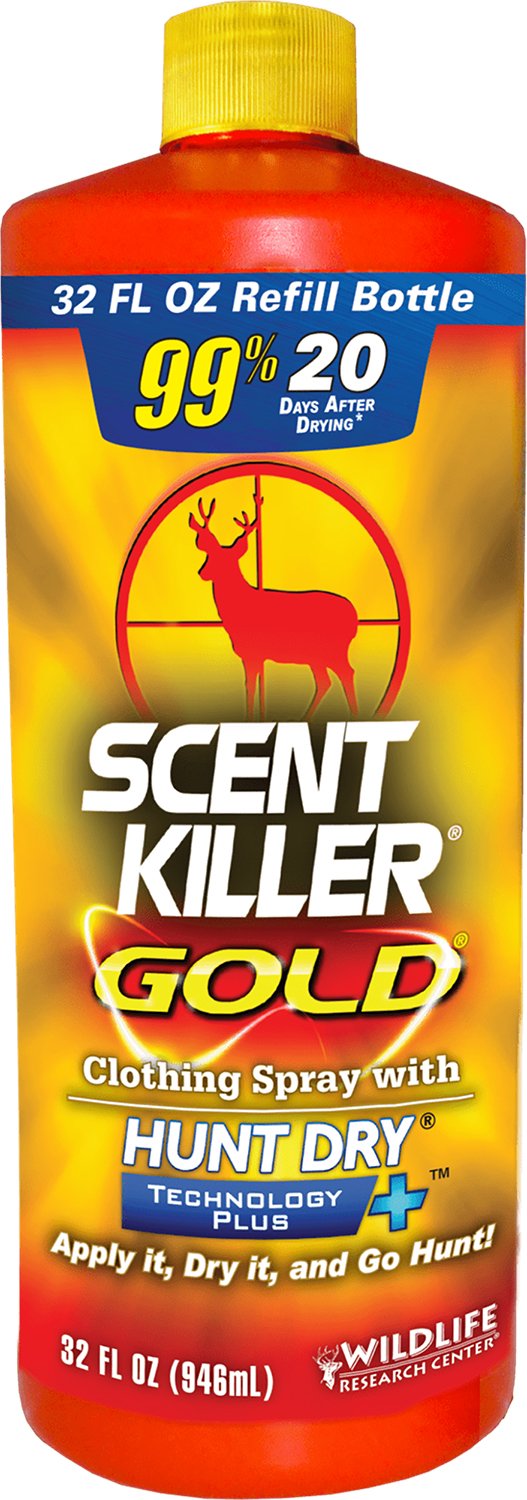 Wildlife Research 1261 Scent Killer Gold Spray Refill 32 oz Odorless - Wildlife Research