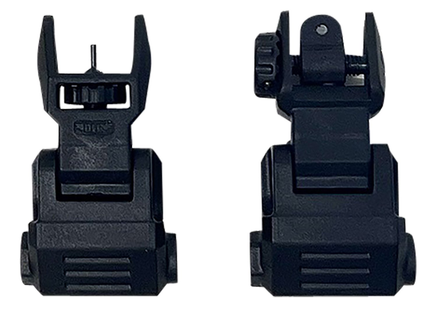 Buy NcStar VG166 Picatinny Low Profile Flip-Up Front Rear Sight Set Black online