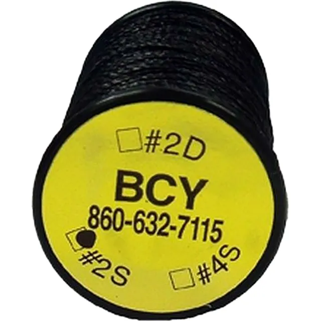 BCY 2S Black .018 120 Yards 2-Ply Spectra Serving String - BCY