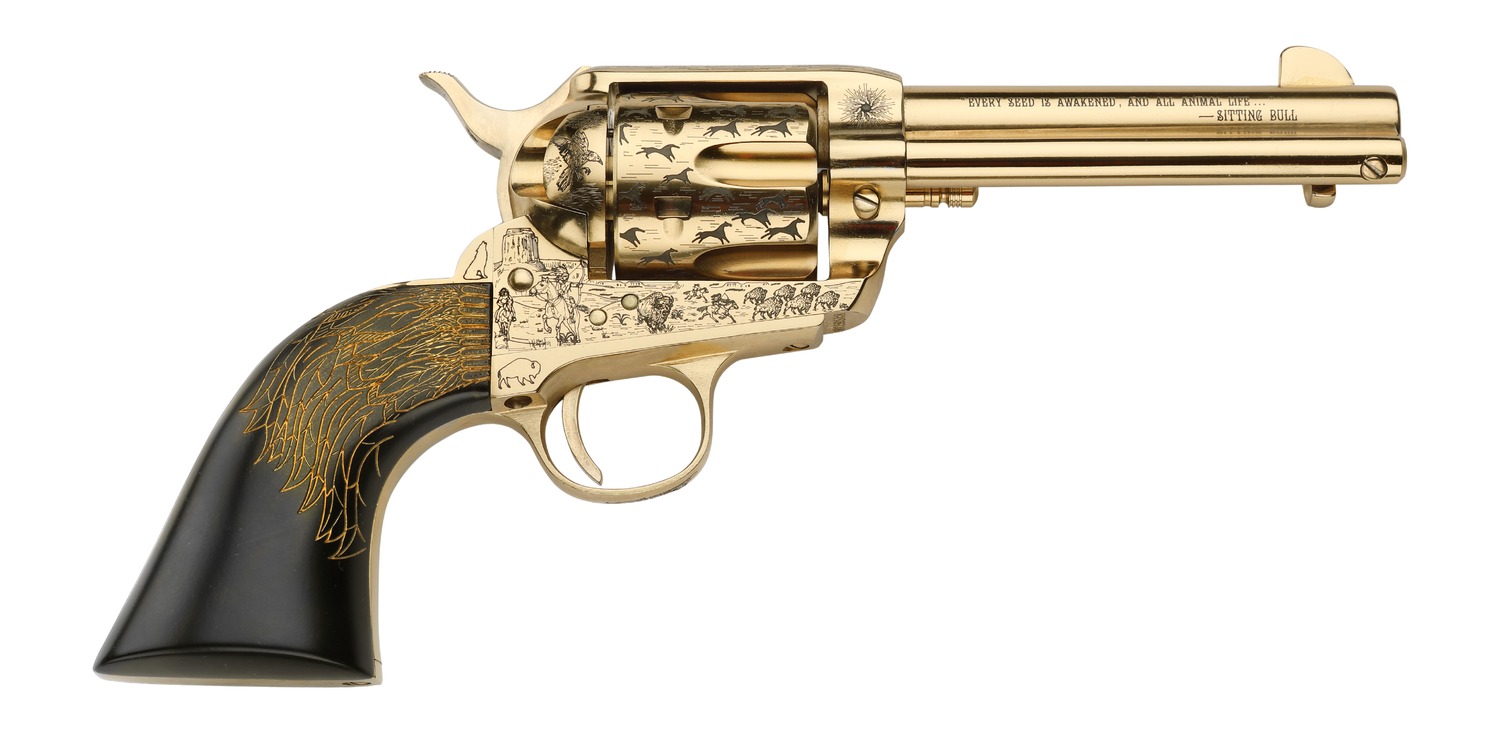 Pietta Keeper of the Plains 45 Colt PFI45KOP434EP - PIETTA - 45 Colt