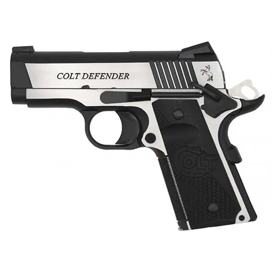 Colt Combat Elite 9MM Defender, 3" Barrel, TT Elite Finish, G10 Black Grips, Novak Night Sights, Single Action, 9+1 Capacity - Colt - 9MM