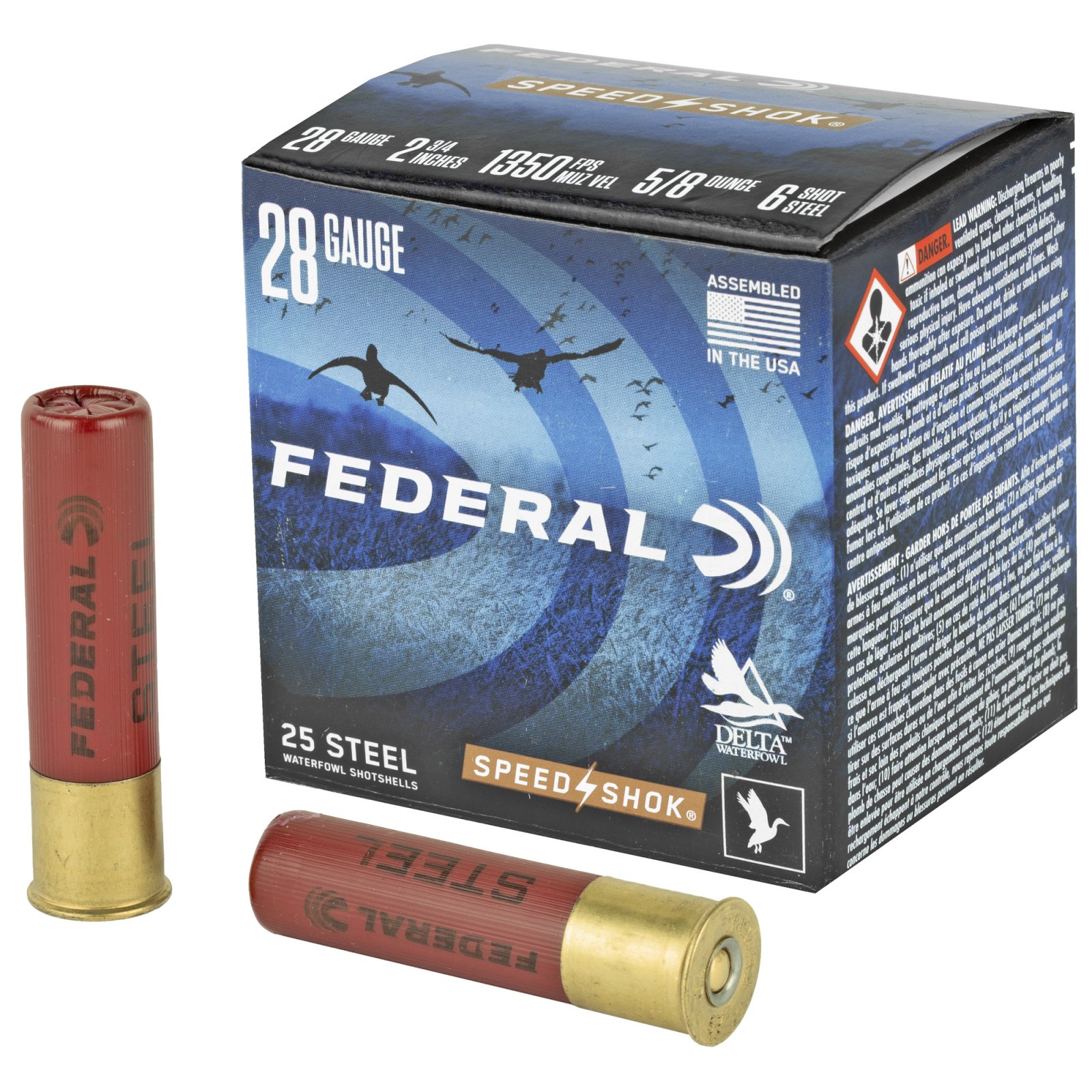 Buy Federal Premium Ammunition WF2836 28 Gauge 2.75 In #6 Steel Shot online