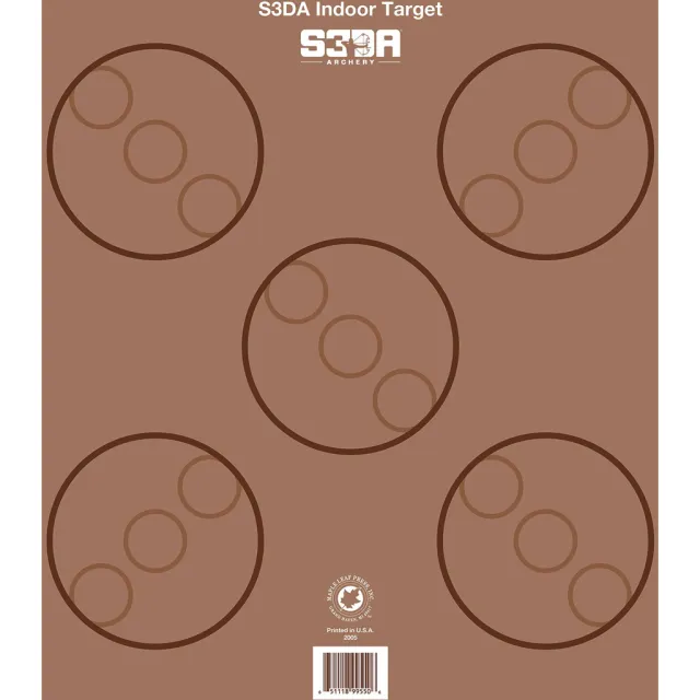 Buy Maple Leaf S3DA 3D Target Face Brown ASA 25 pk. online