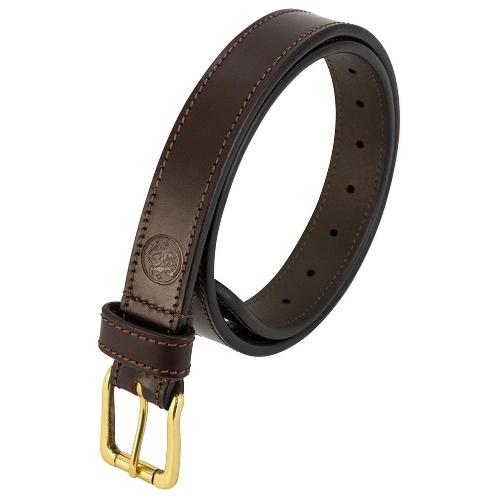 Buy Cameleon S&W Men's EDC Leather Belt, Adjustable Size, 46-48 Inches, Brown online