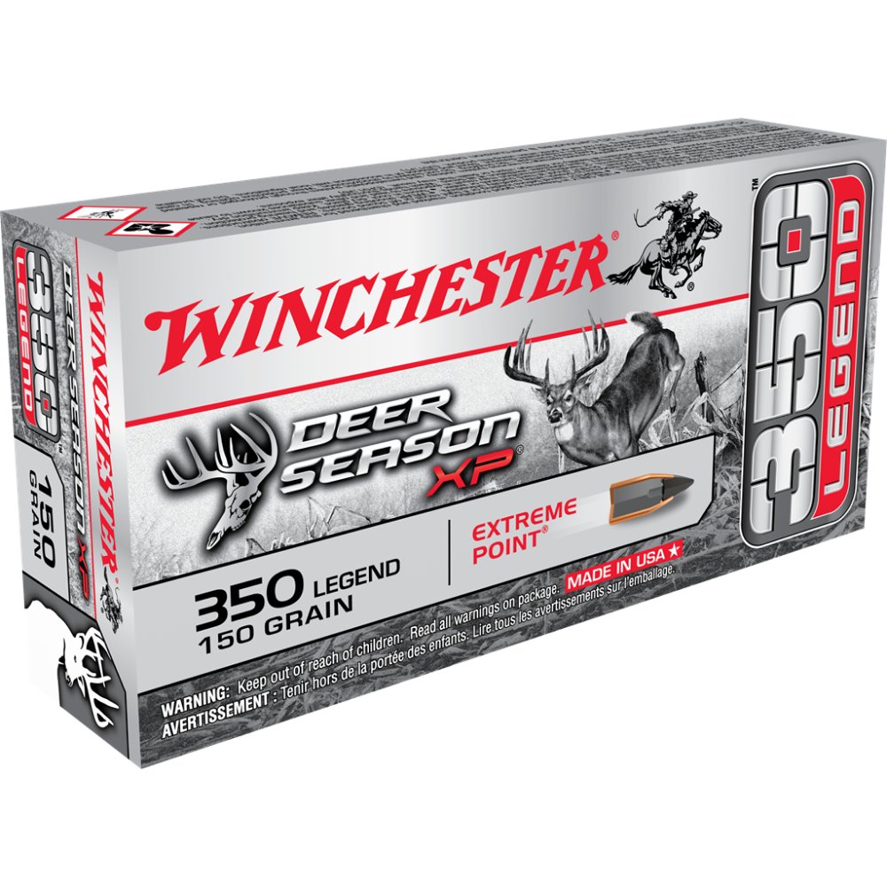 Winchester X350DS Deer Season XP 350 Legend 150 gr Extreme Point Ammo 20 Per Box/ 10 Cs - Winchester - 350 Legend