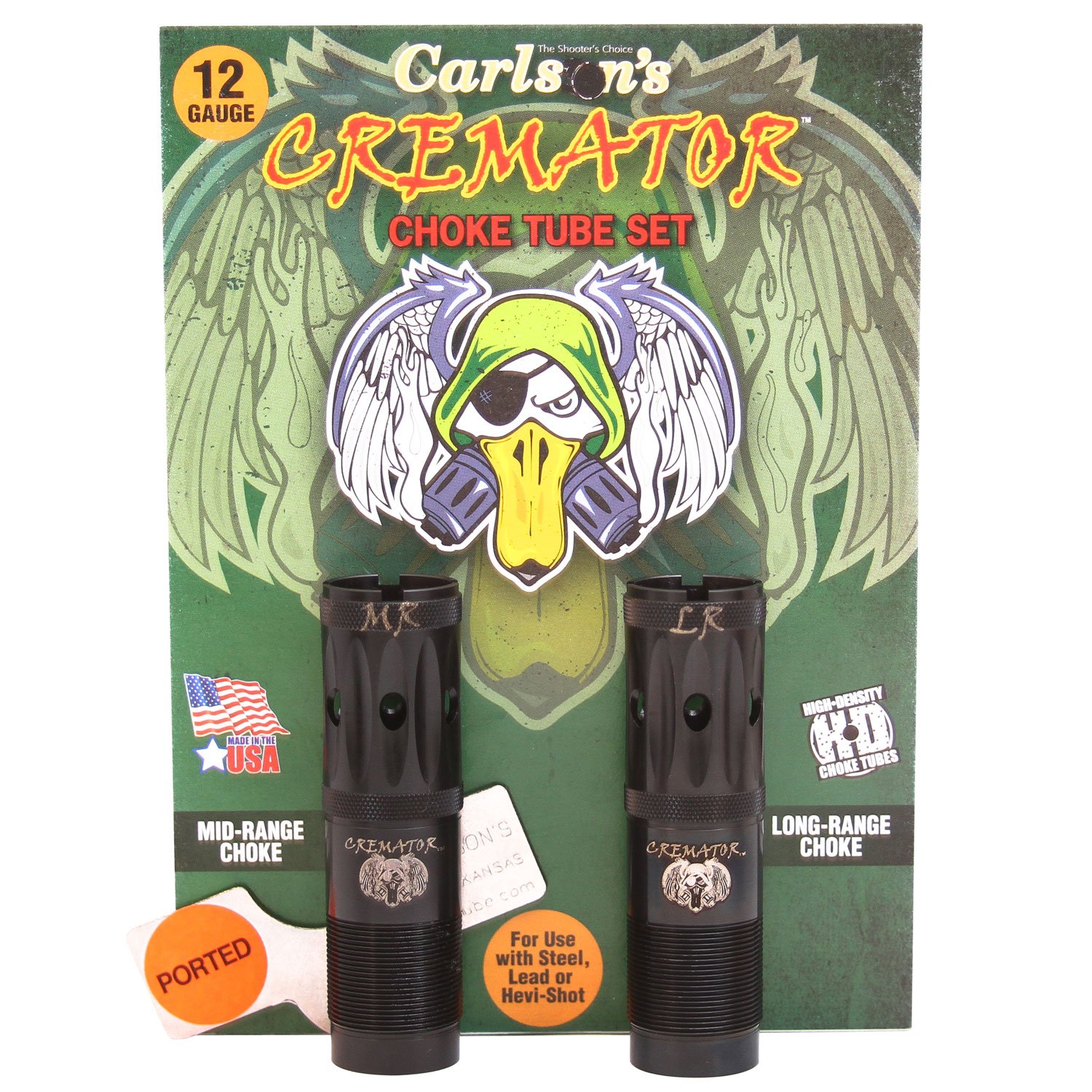 Carlson's 11542 Cremator 12 Gauge Mid/Long Range Ported Choke Tube - Carlson - 12 GAUGE