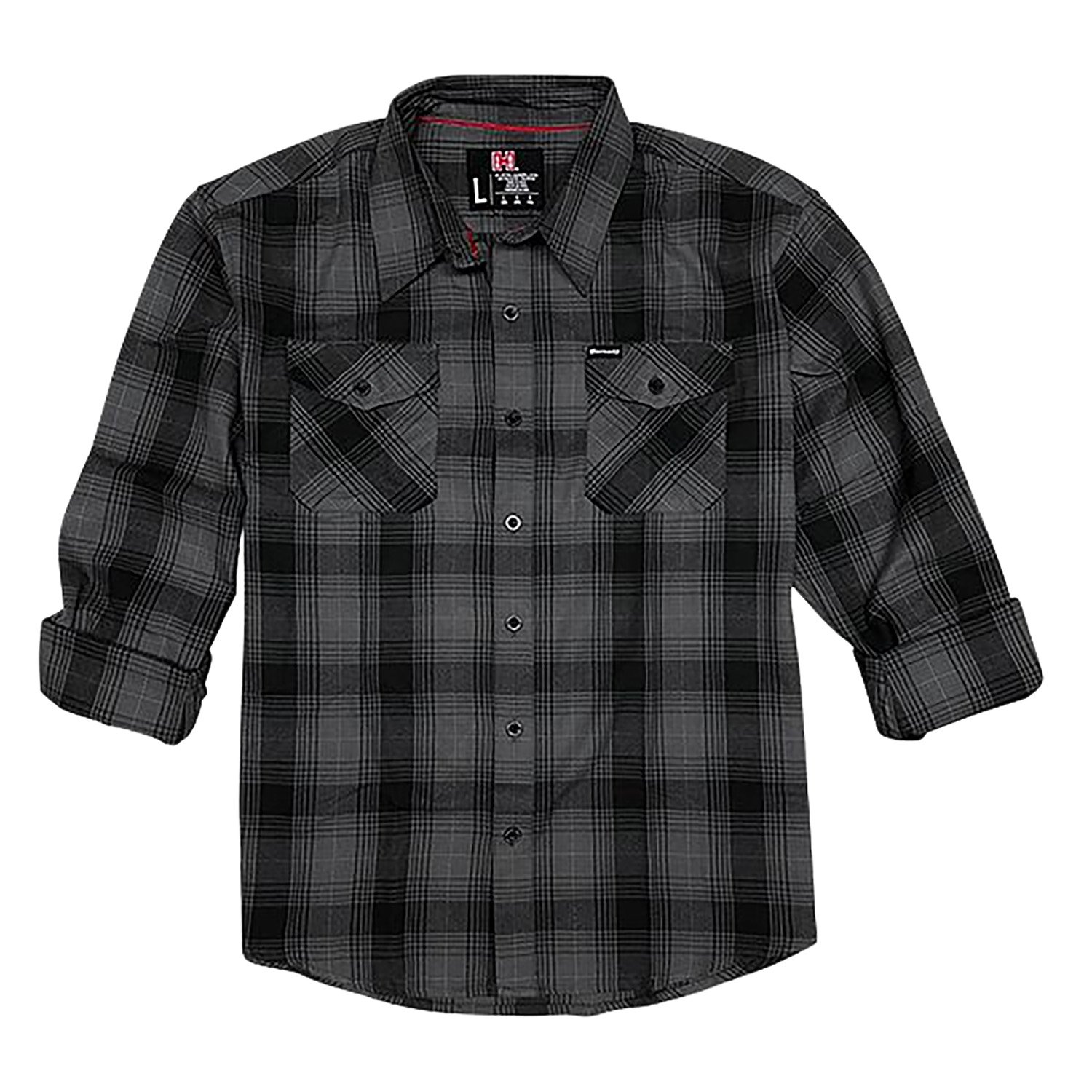 Buy Hornady Gear 32224 Flannel Shirt Xl Gray/Black Co online