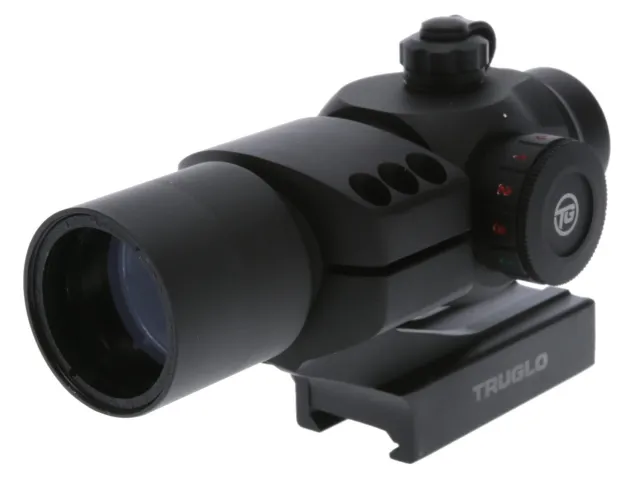 Truglo Triton Tactical Red Dot 30mm 5MOA Circle Dot Reticle Black - GSM Outdoors - 30 MM