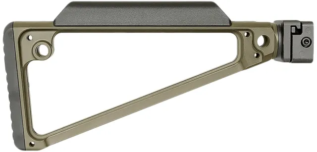 Midwest Industries MITRISFODG Triangle Side-Folding Stock ODG 6061 Aluminum - Midwest Industries