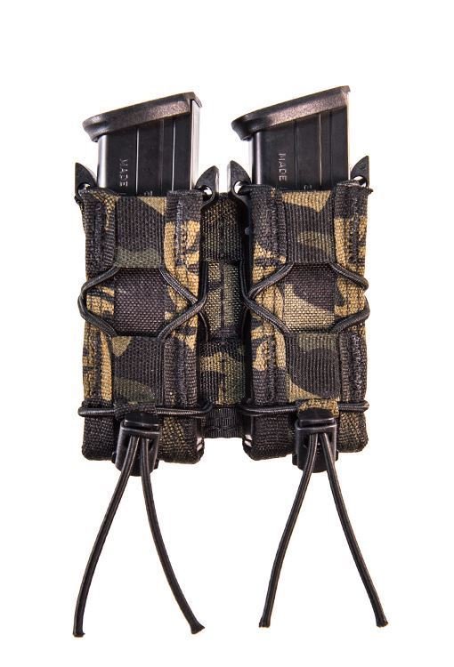 High Standard Taco MOLLE Double Pistol Magazine Pouch BLK - High Standard
