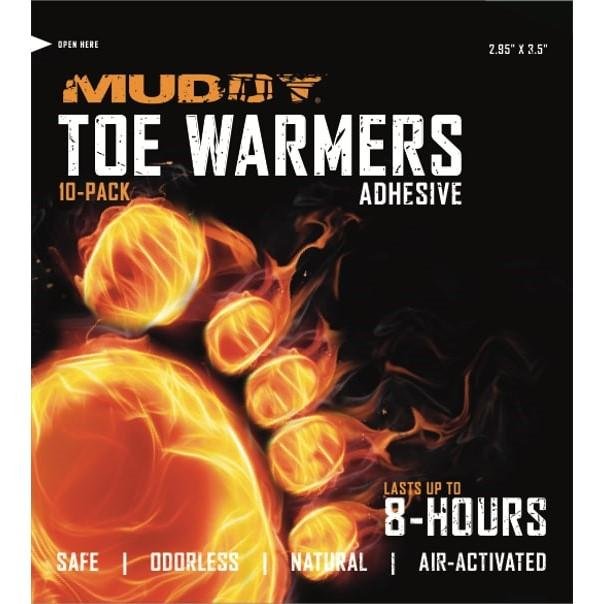 Muddy Disposable Toe Warmers with Adhesive 10/ct - GSM Outdoors