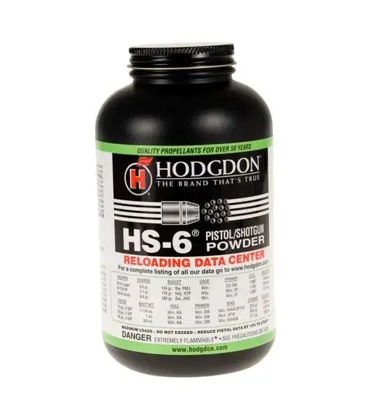 HS61 Smokeless Powder HS-6 Pistol/Shotgun Multi-Caliber 1 - Hodgdon - 1 LB