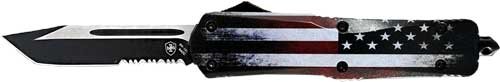 Buy Templar Knife LUS531 Large OTF 3.5 In Black Tanto Serrated Blade online