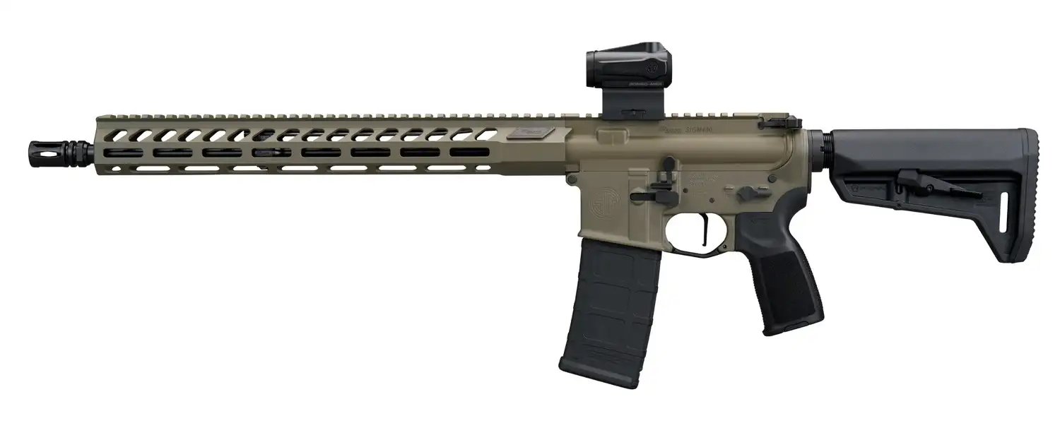 SIG SAUER RM400-556N-16B-FORGE-MSGRN M400 Forge 223 Rem | 5.56 NATO 16" Moss Green Cerakote - Sig Sauer - 5.56 NATO