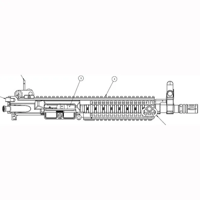 Colt LE6945CK M4 10.3" Upper Group 5.56 NATO with BCG & Sights - Colt - 5.56 MM NATO