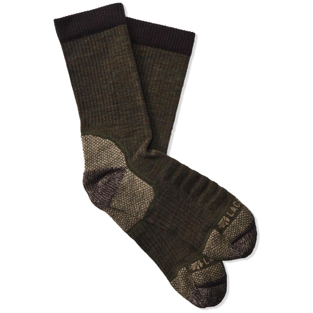 Buy LaCrosse Footwear Lightweight Copper Crew Socks Olive M 913326-M online