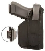 Blackhawk 40LH02BK Laser Holster Medium/Large Autos Nylon Black - Blackhawk for sale at Bang-Bang Tactical